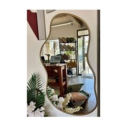 Espejo de pared en forma de nube de acrílico