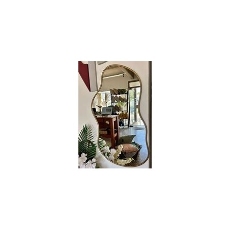 Espejo de pared en forma de nube de acrílico