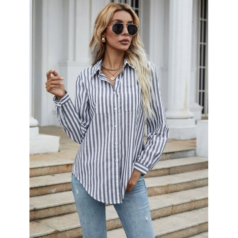 Camisa Azul De Mujer